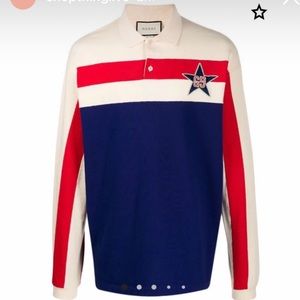 GG embroidered polo shirt